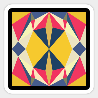 abstract geometric design for your creativity Sticker